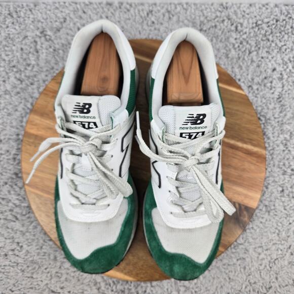 New Balance Mens 9.5D 574 Classic Pine White Casual Lifestyle Sneaker U574GT2 - Picture 5 of 12